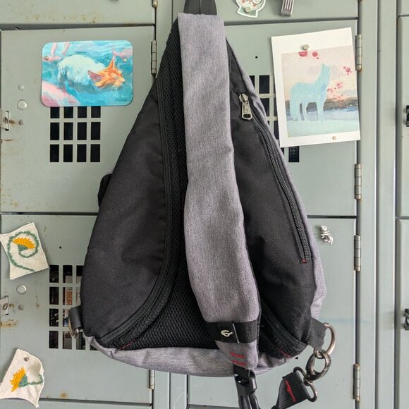 Grey Urban Crossbody Sling Bag - Picture 7 of 14